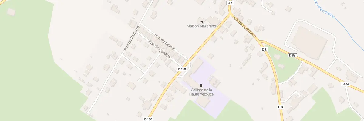 Plan du 60 Rue Joffre à Cirey-sur-Vezouze