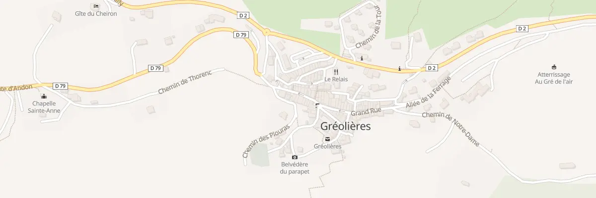Plan du 175 Gr Grand Rue à Gréolières