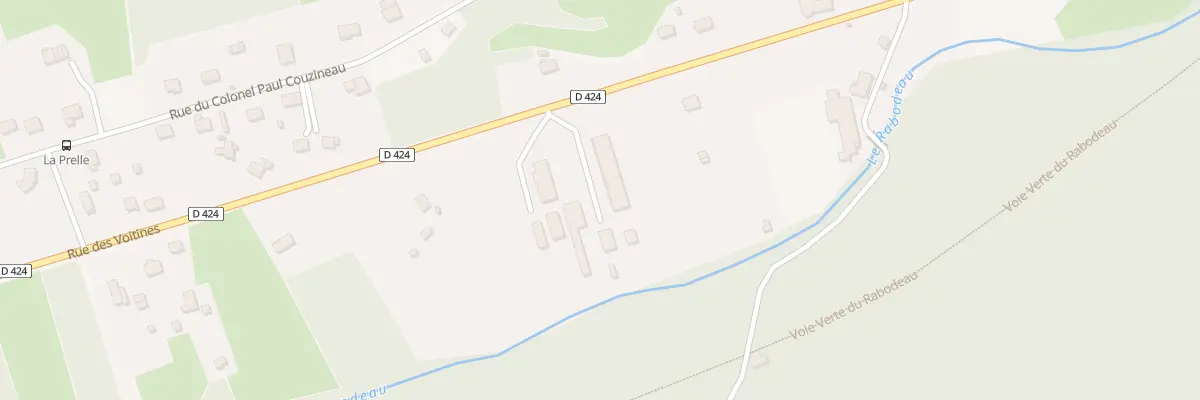 Plan du 742 Rue Des Voitines à Moyenmoutier