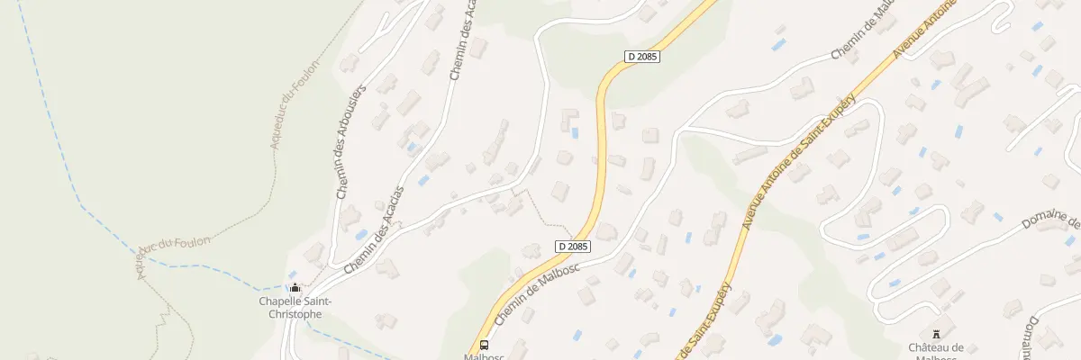 Plan du 102 Che de Saint Christophe à Grasse