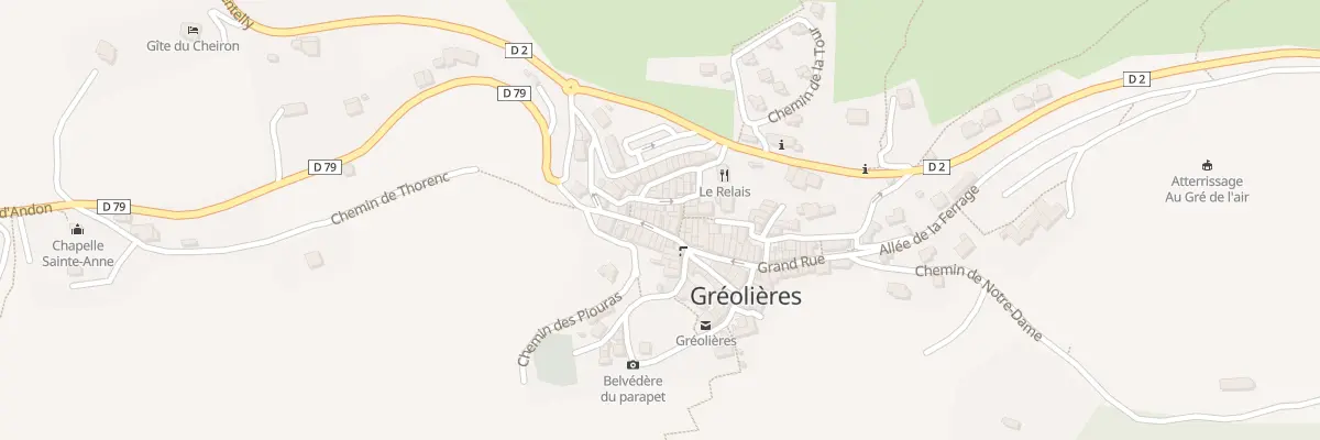 Plan du 162 Gr Grand Rue à Gréolières