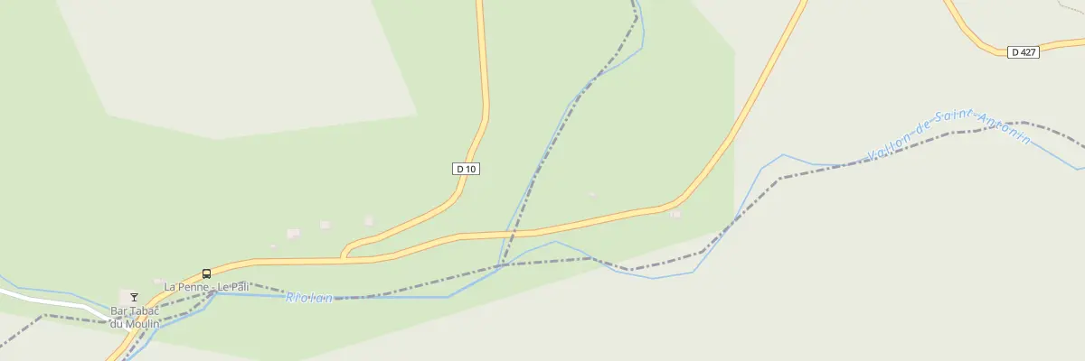 Plan du 5571 La Teulliera à La Penne