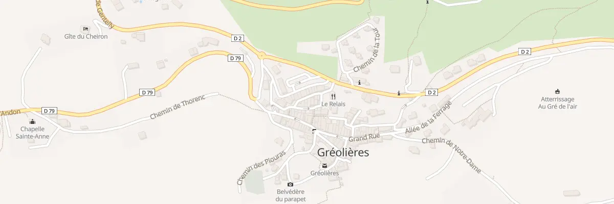 Plan du 49 Rue du Ribas à Gréolières