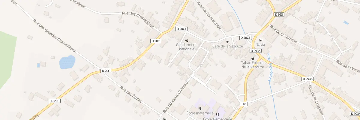 Plan du 14 Rue du Vieux Château à Cirey-sur-Vezouze