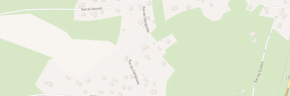 Plan du 28 Rue de Claingoutte à Saulcy-sur-Meurthe