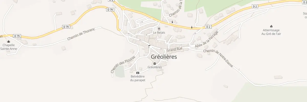Plan du 5 Pl Pierre Merle à Gréolières