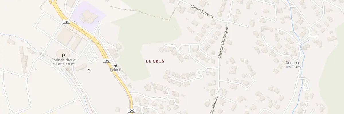 Plan du 52 All des Cistes à La Roquette-sur-Siagne