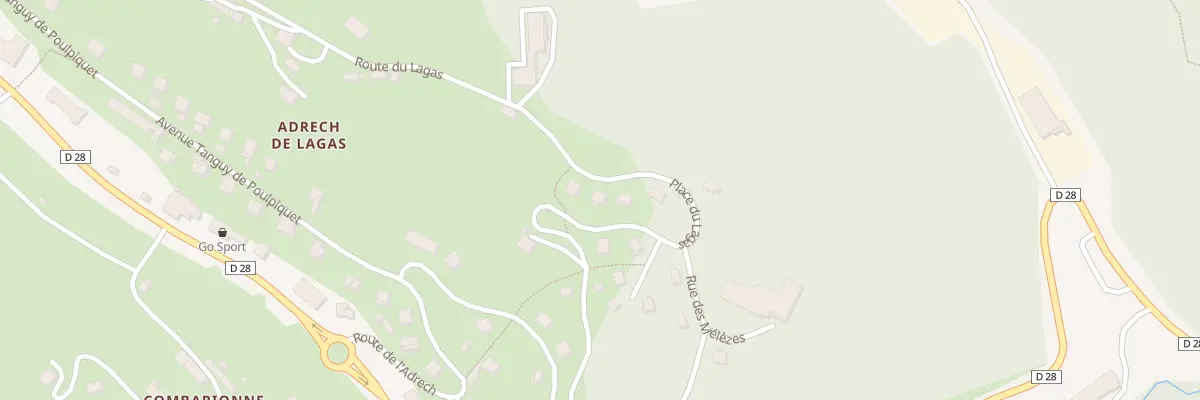 Plan du 29 Av de l’Adrech à Péone