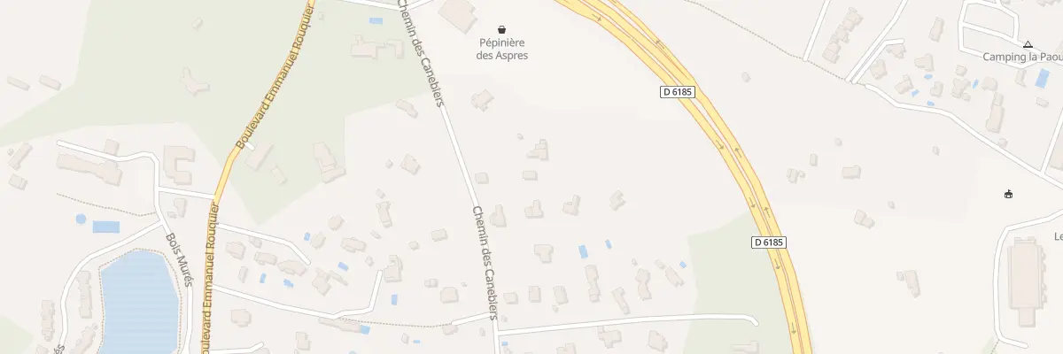 Plan du 31 Che des Canebiers à Grasse