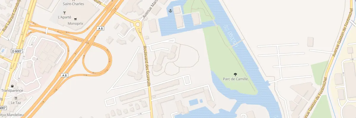 Plan du 556 Bd des Écureuils à Mandelieu-la-Napoule