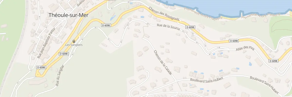 Plan du 6 Che de la Calade à Théoule-sur-Mer