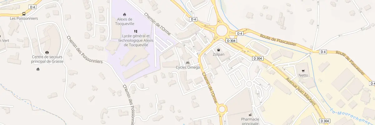 Plan du 42 Che de l’Orme à Grasse