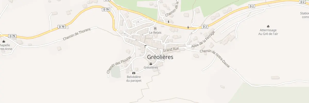 Plan du 20 Rue du Collet à Gréolières