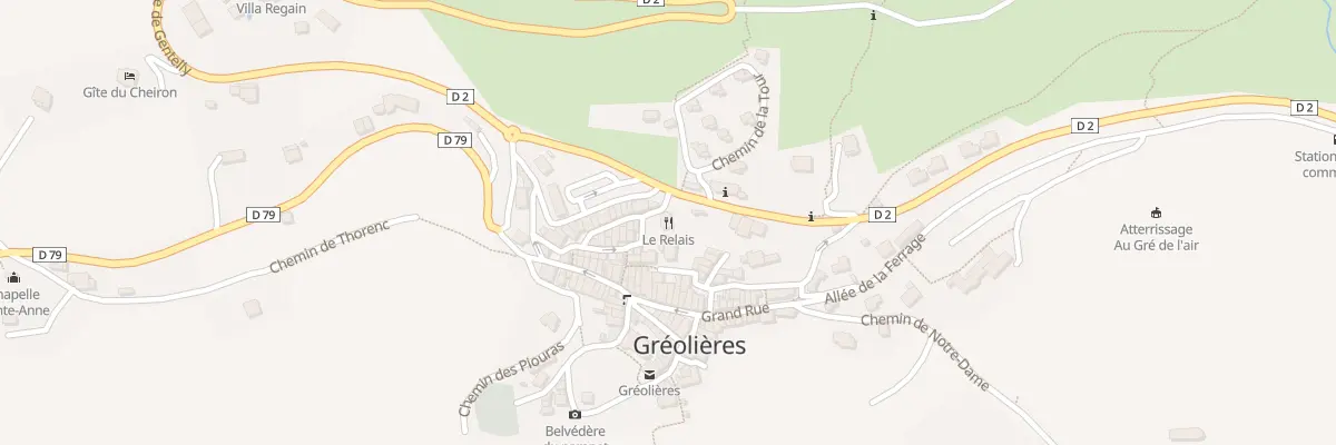 Plan du 1 Rue du Ribas à Gréolières