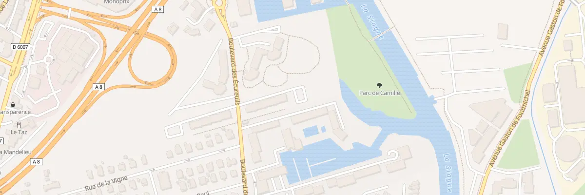 Plan du 468 Bd des Écureuils à Mandelieu-la-Napoule