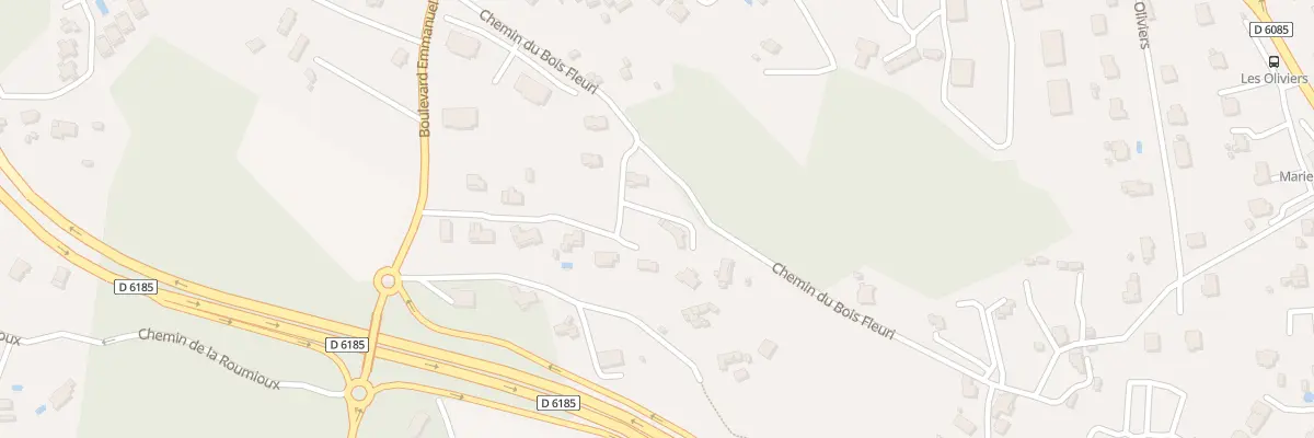 Plan du 26 Che du Bois Fleuri à Grasse