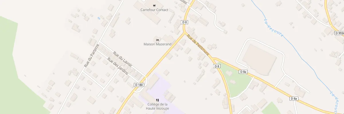Plan du 45 Rue Joffre à Cirey-sur-Vezouze
