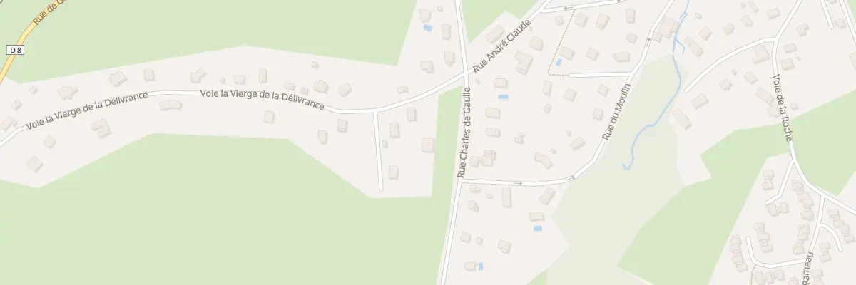 Plan du 39 Voie la Vierge de la Delivrance à Anould
