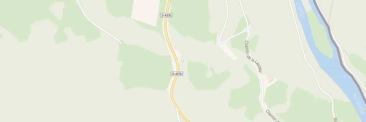 Plan du 4 Gourgouton à Goumois