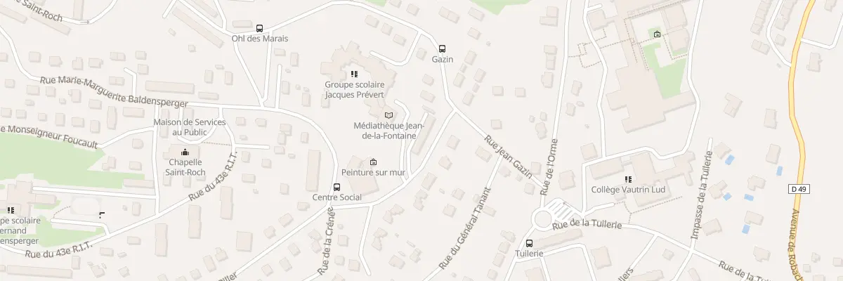 Plan du 49 Rue de l’Etang Piller à Saint-Dié-des-Vosges