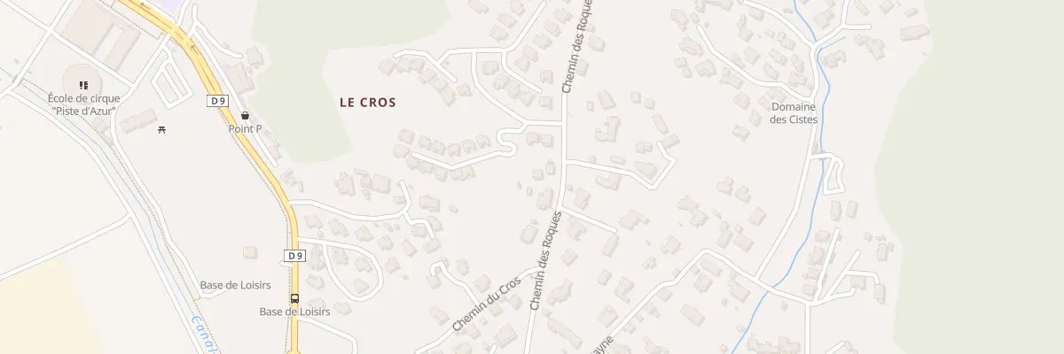 Plan du 377 Che des Roques à La Roquette-sur-Siagne