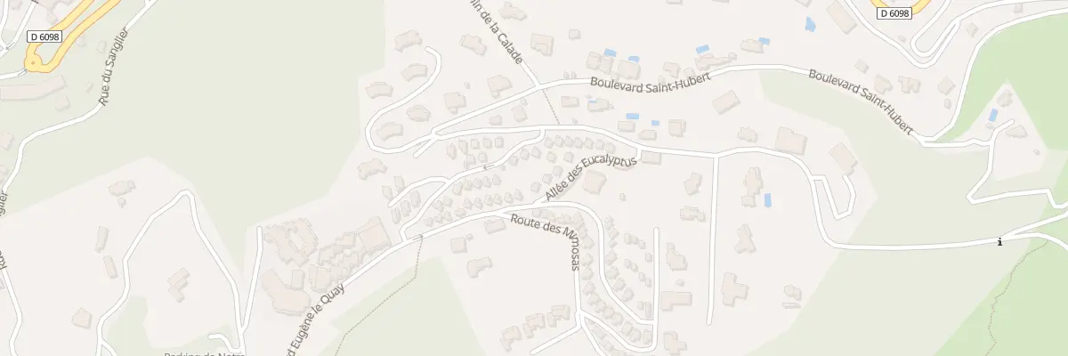 Plan du 40B Bd Saint Hubert à Théoule-sur-Mer
