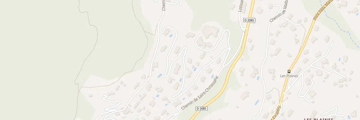 Plan du 151 Che de Saint Christophe à Grasse