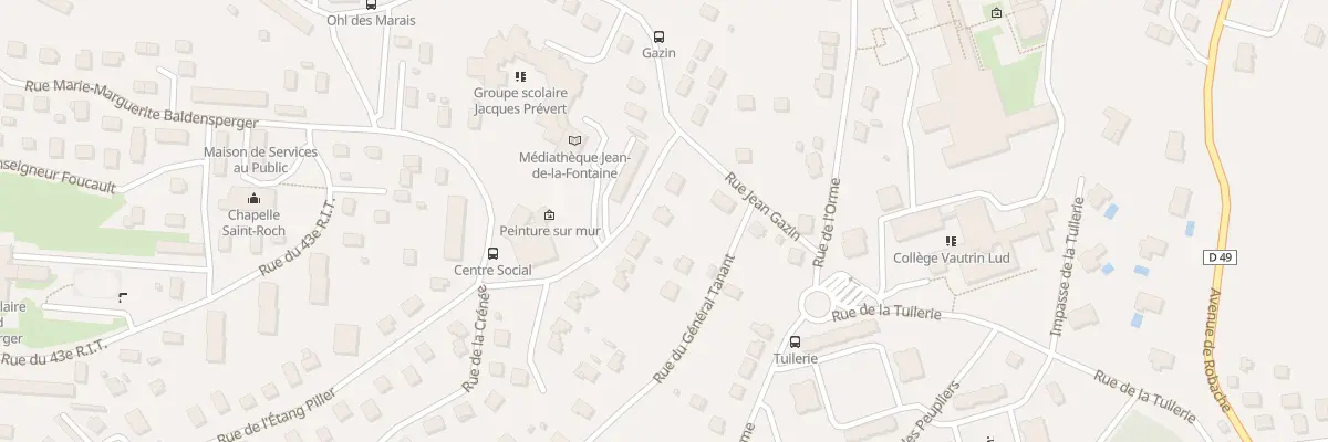 Plan du 56 Rue de l’Etang Piller à Saint-Dié-des-Vosges