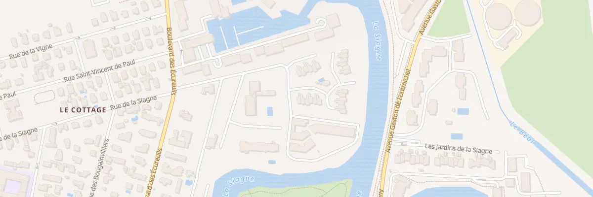 Plan du 9178 Bd des Écureuils à Mandelieu-la-Napoule