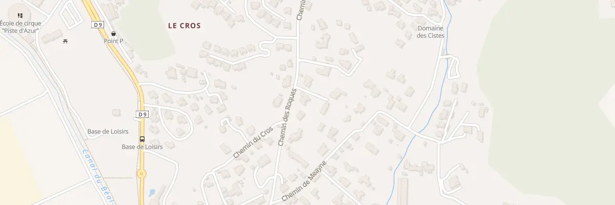 Plan du 346 Che des Roques à La Roquette-sur-Siagne