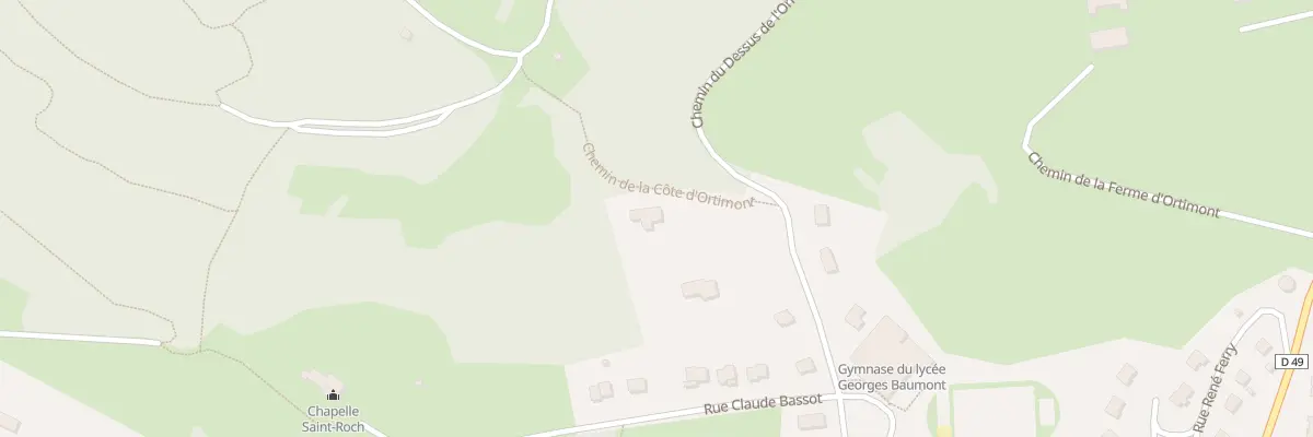 Plan du 91 Rue de l’Orme à Saint-Dié-des-Vosges
