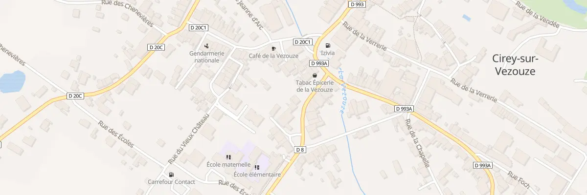 Plan du 14 Rue Joffre à Cirey-sur-Vezouze