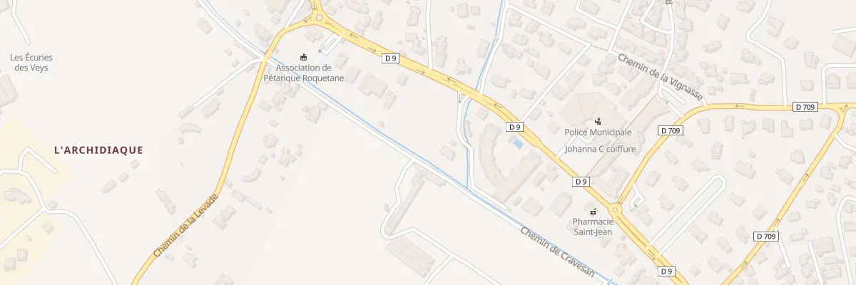Plan du 1071 Av de la Republique à La Roquette-sur-Siagne