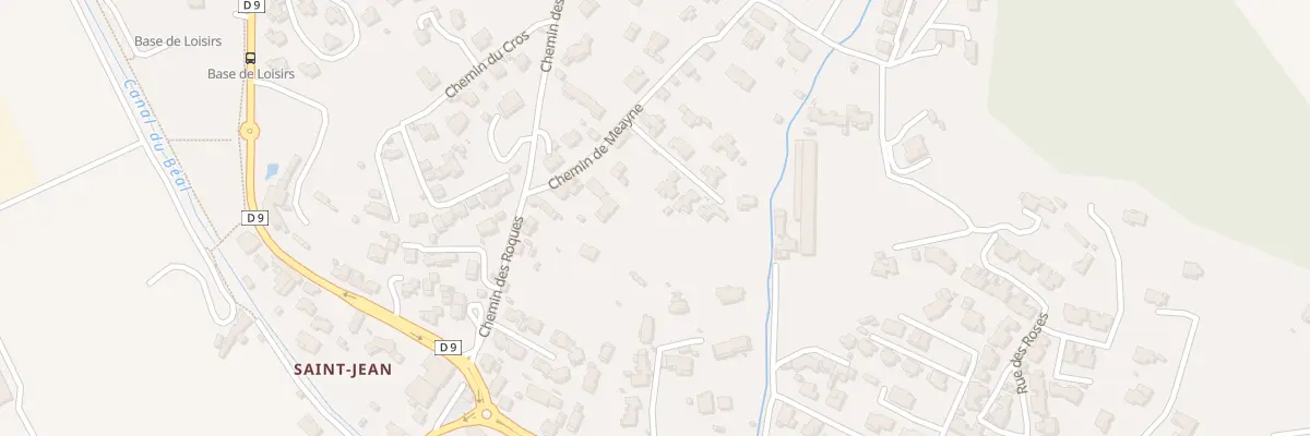 Plan du 14 Che de Meayne à La Roquette-sur-Siagne