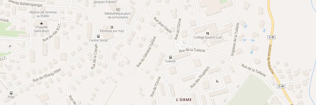 Plan du 39 Rue de l’Orme à Saint-Dié-des-Vosges