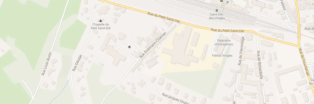 Plan du 15 Rue Erckmann Chatrian à Saint-Dié-des-Vosges