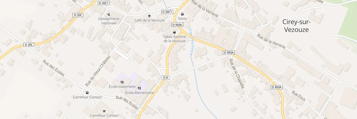 Plan du 25 Rue Joffre à Cirey-sur-Vezouze