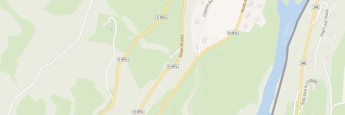Plan du 35 Rte du Jura à Goumois
