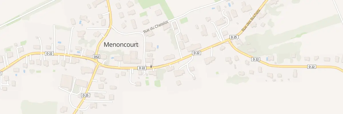 Plan du 9 Rue du vieux Lavoir à Menoncourt