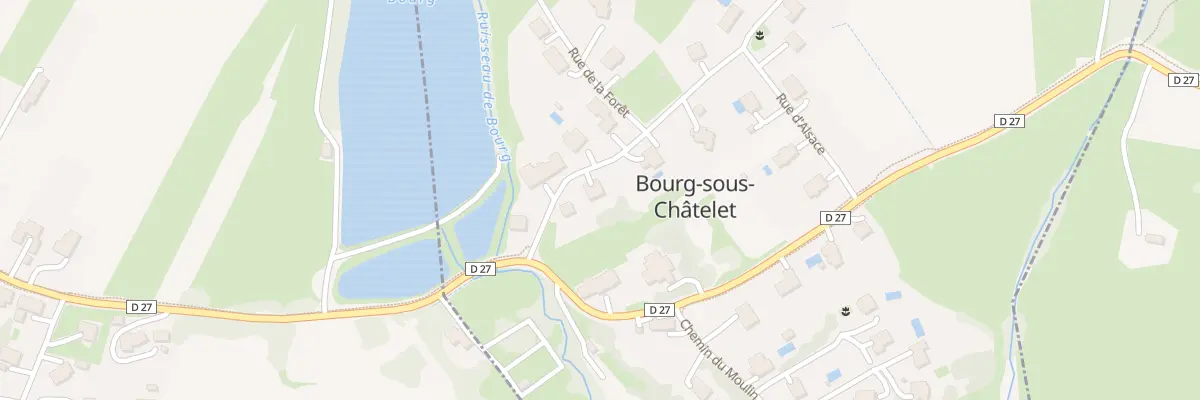 Plan du 2 Rue de la Forêt à Bourg-sous-Châtelet