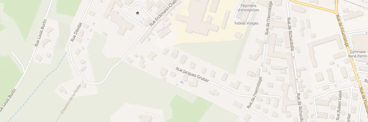 Plan du 14 Rue Jacques Gruber à Saint-Dié-des-Vosges