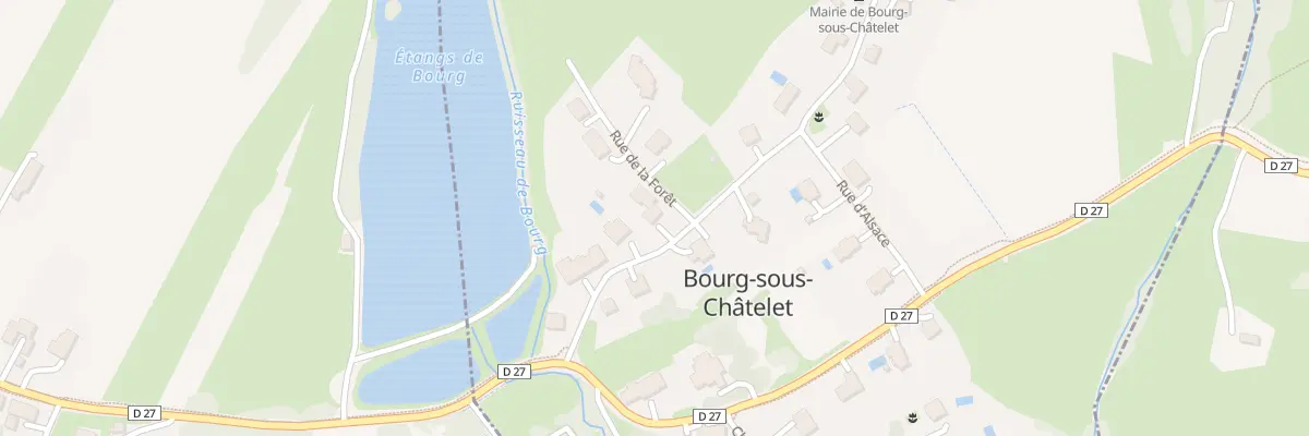 Plan du 7 Rue de la Forêt à Bourg-sous-Châtelet