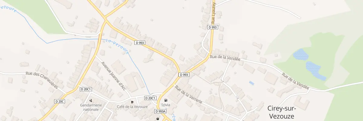 Plan du 6 Rue Raymond Poincare à Cirey-sur-Vezouze