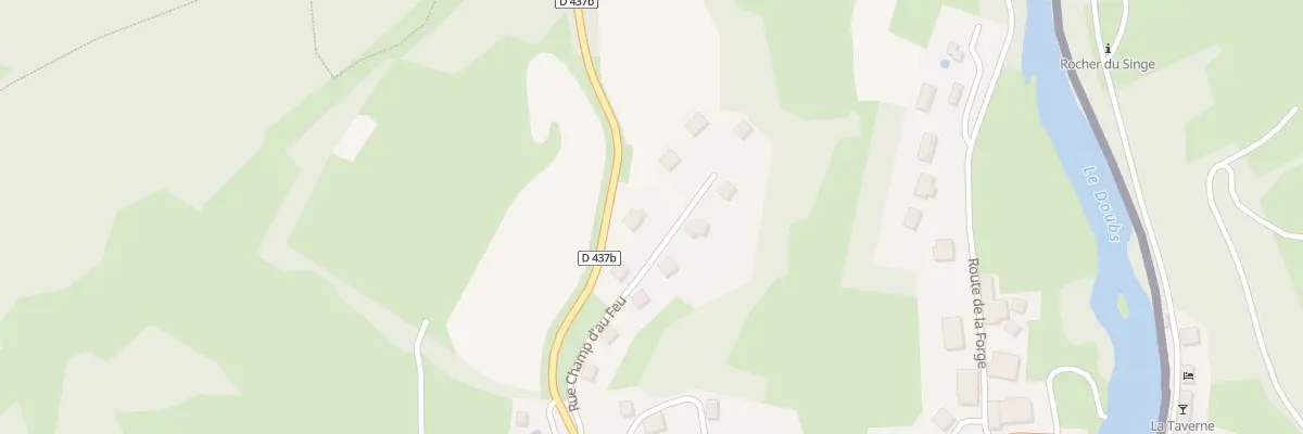Plan du 3 Champ d’Au Feu à Goumois