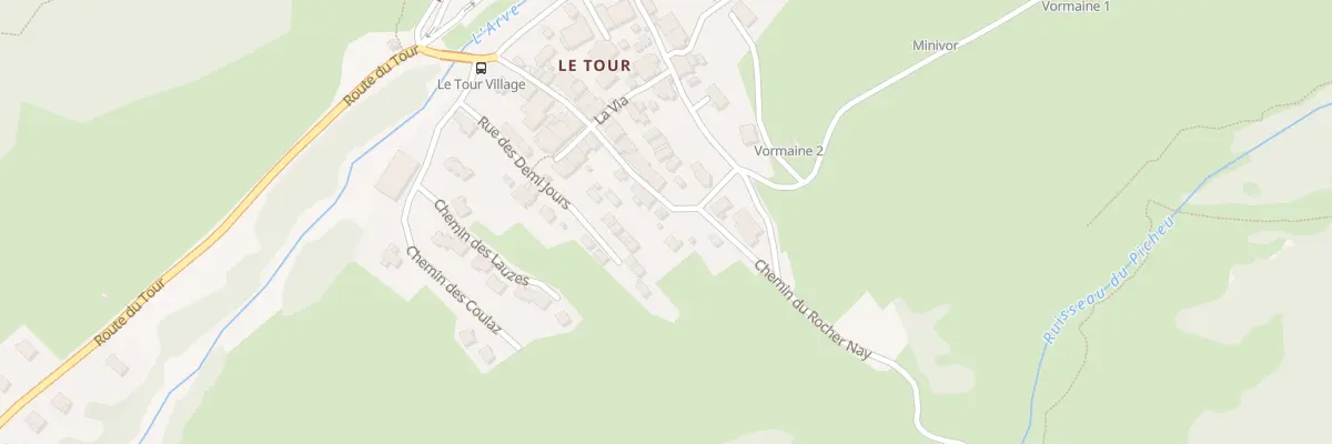 Plan du 158 Che du Rocher Nay à Chamonix-Mont-Blanc