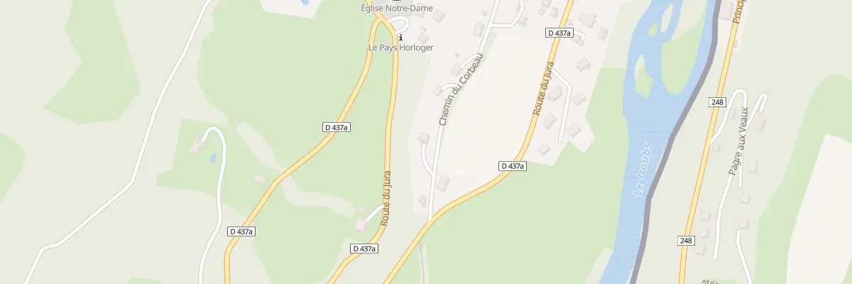 Plan du 3 Che du Corbeau à Goumois