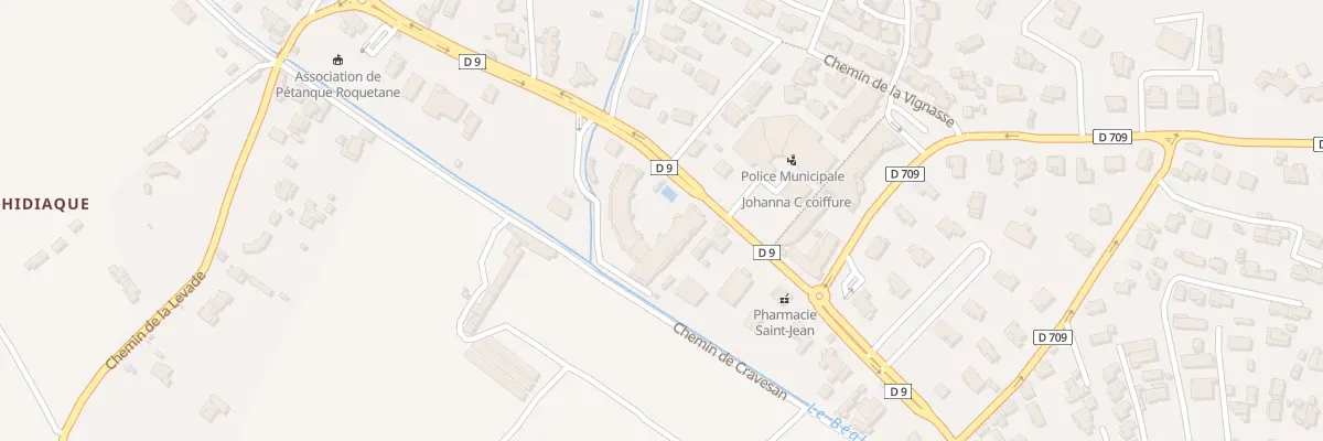 Plan du 955 Av de la Republique à La Roquette-sur-Siagne