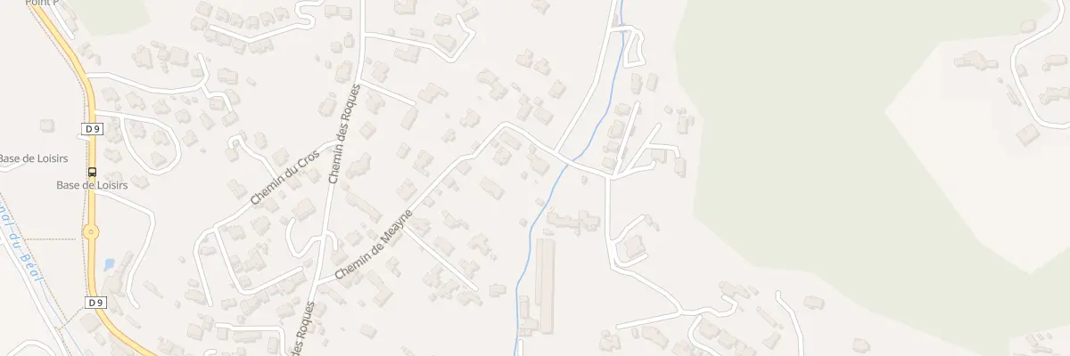 Plan du 290 Che de Meayne à La Roquette-sur-Siagne