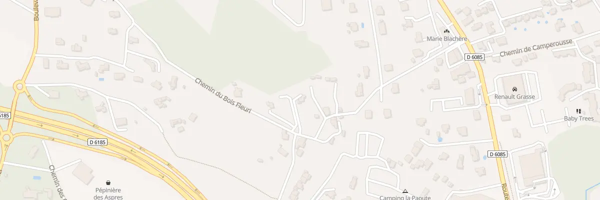 Plan du 51 Che du Bois Fleuri à Grasse