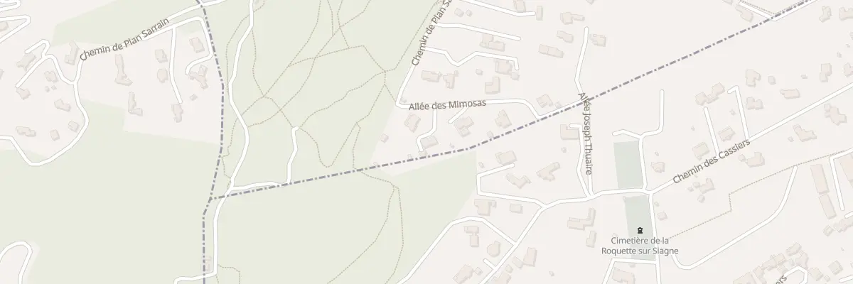 Plan du 72 All des Mimosas à Mouans-Sartoux